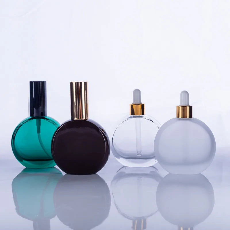 Wholesale clear Empty 50 ml Glass Oil Dropper Bottle