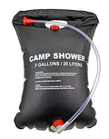 Wholesale Solar Energy Heated Shower Pipe Bag Portable Camping Shower Bag Outdoor Overnight Travel Water Bag Shower