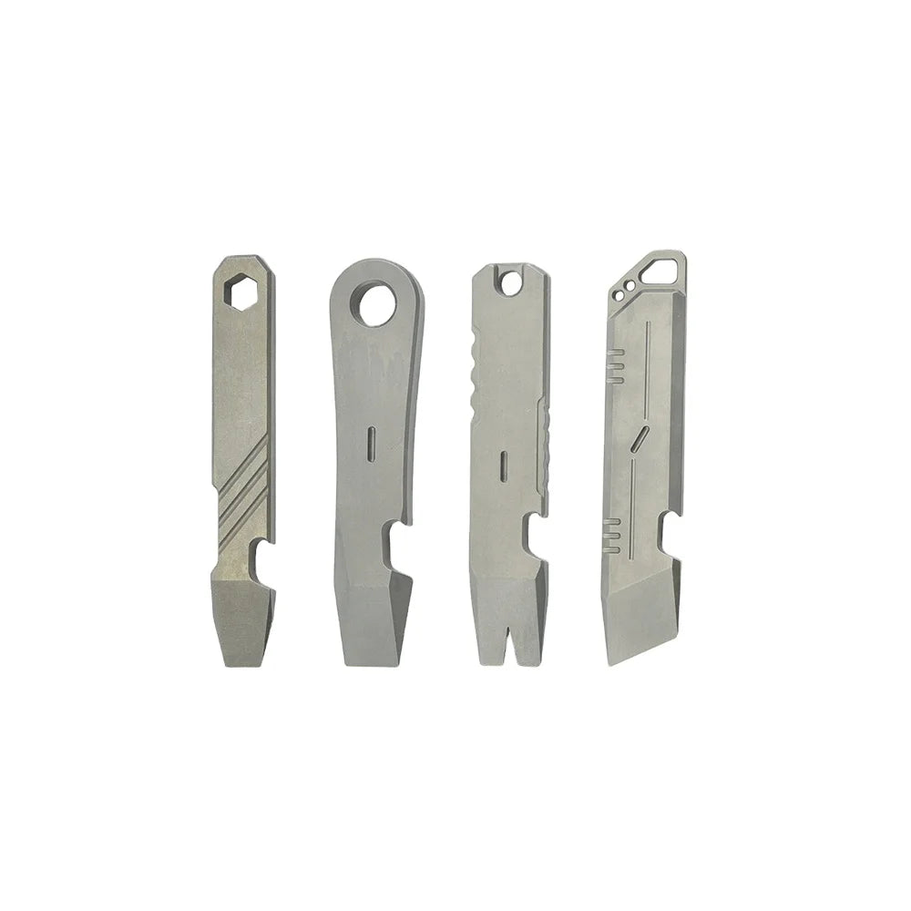 Custom Titanium Survival Multitool Pocket Prybar Every Day Carry