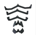 2022 Hot Sale Black Pulley Pulldown Fitness Accessories Set 5PCS 8PCS Mag Grip Hand Grips High Low Pulley Bar