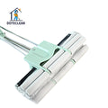 Hot Sell Swivel Handle Double Roller Self Squeeze Eco-friendly 27cm Stainless Steel Magic Sponge PVA 70-80% Dehydration Rate