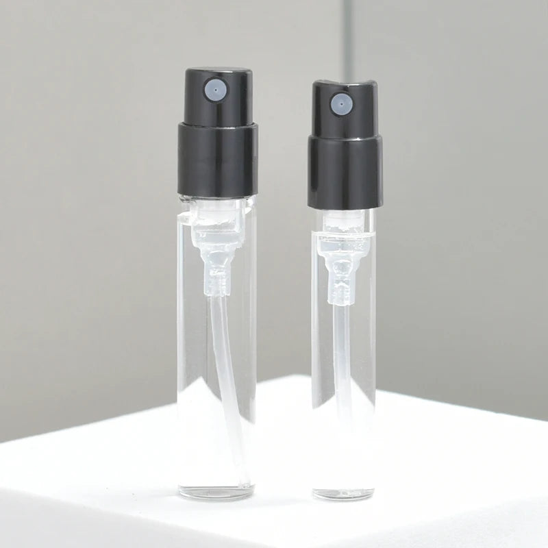 Hot Sale Bottle Glass Perfume 1ml 1.5ml 2.5ml Reusable Perfume Bottle Economic Empty Perfume Bottle with Crimp Bottleneck