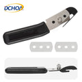 DCHOA Hot Sale Safety Sliding Car Hands Tools Vinyl Wrap Cutter Paper Cutting Knife with PTFE Coating