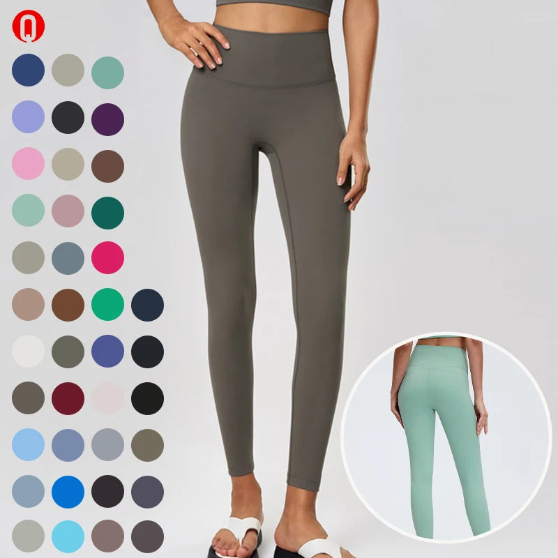 Wholesale High Waist Yoga Wear Stretching Workout Gym Yoga Pants Women's Compression Fitness Tummy Control Yoga Leggings