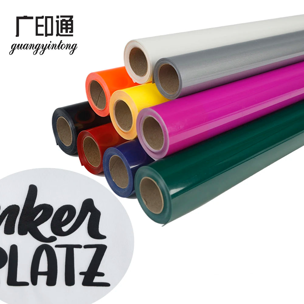 Guangyintong Puff Heat Transfer Vinyl  PU Eco Friendly Material Hot Selling Easyweed Heat Press Paper for Garments Printing