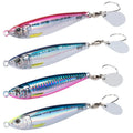 UV Sea Fishing Lure 60g/80g Golden Gun Bait Single Hook Jig Bass Mackerel Metal Printed Condition Bottom Saltwater Fish