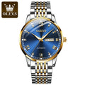 OLEVS 6602 Wholesale  Luxury Brand Diamond Classic Waterproof Automatic Stainless Mechanical Watches for Men