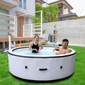 DE Large Size Round Hot Tub Wholesale Indoor Portable Air Bubble Massage Lazy Spa Outdoor Inflatable Hot Tub for 2 4 6 Person