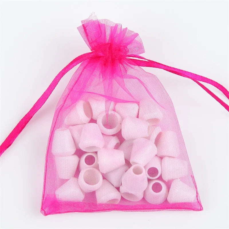24 Colors Organza Gift Bag Drawstring Gift Pouch Jewelry Mesh Packaging Organza Bag