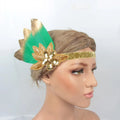 Women Headdress Vintage Feather Hair Band Accessories