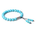 Trade Insurance Handmade 11 Colors Blue Turquoise Six Word Proverbs Bracelet