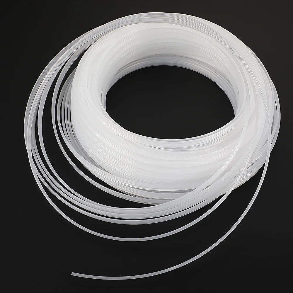 Semi Transparent Durable PP POM Flat Shape Plastic Boning for Sewing Corsets Garment Accessories-Bone and Corset Boning