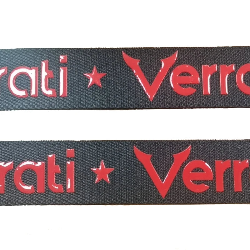 Custom Woven Embroidered Jacquard logo Recyced Polyester Nylon Camouflage Braiding Decorative Webbing Strap