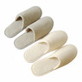 Wholesale Custom Logo Environmentally Friendly Disposable Cotton Velvet Hotel Slippers Customized Color Eco-Friendly Amenities