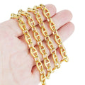 2023 Trendy 8mm Stainless Steel Bold Pig Nose Chain Bracelet Bag Chain Necklace Accessories
