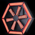 Hot Sale DJ Effect Lighting Background Wind Mill Rotating Rgb 200w Fan Backdrop Led Stage Light MegaBDM