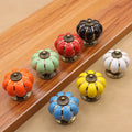 Sky Blue Ceramic Knob Fancy Modern Door Handles and Knobs Customized Door Knobs for Home Hotel and Office Decor