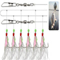 WEIHE  27#Sea Fishing Lure Sparkle and GlitterLuminous Beads Fish Skin