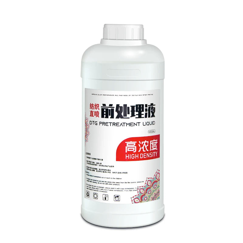 1000ml Dtg Black Textile Pre-treatment Liquid Pre-coating Pretreatment for Digital Printing