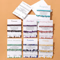 2025 Fashion Colorful Stretch Crystal Round Beaded Bracelet Irregular Natural Stone Stretch Bracelet Gift for Women Jewelry