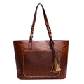 Wholesale 2026 New Female Tassel Bag Ladies Hand Bags Vintage Leather Women's Tote Bags
