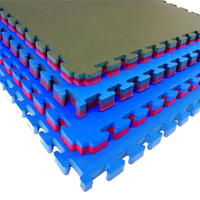 High Quality Puzzle Martial Arts Mat Tatami Aikido Training Double Side EVA Taekwondo Judo Tatami Mat Exercise Equipment Mats