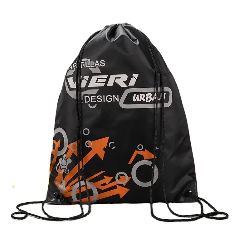 Yiwu Custom Professional Designer Drawstring Backpacks Handbags with Polyester Lining Waterproof Open Closure Type