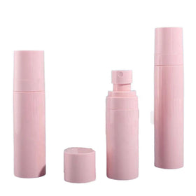 Pink Plastic Spray Bottle 60ml 80ml 100ml Fine Mist Sprayer Cosmetic Toner Liquid Refillable Beauty Packaging Bottles