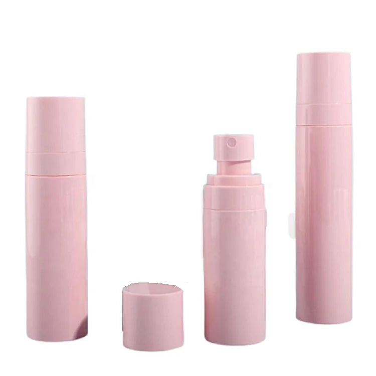 Pink Plastic Spray Bottle 60ml 80ml 100ml Fine Mist Sprayer Cosmetic Toner Liquid Refillable Beauty Packaging Bottles