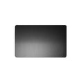 DIXUAN Model 5052 Classic Matte Black Sandblasted Anodised Aluminium Business Cards Name Plates Custom Logo Laser Engraved