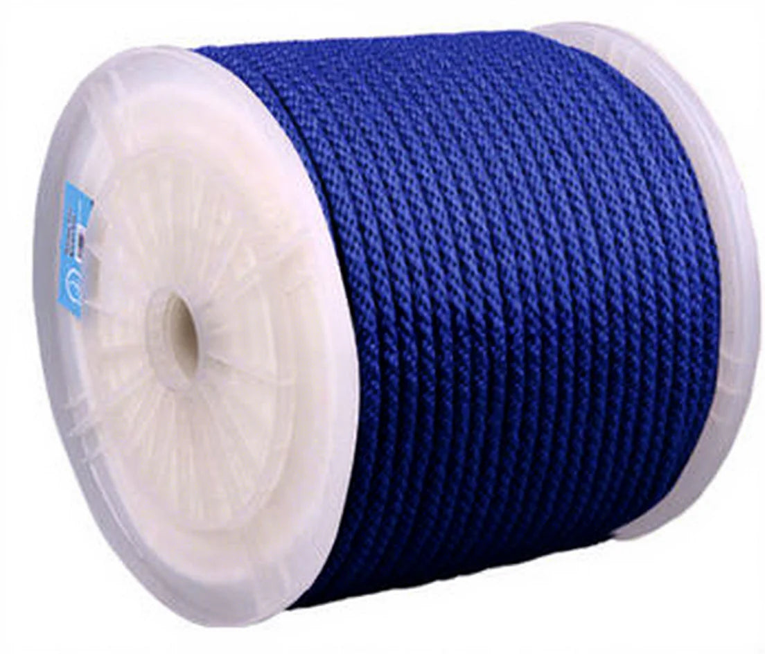 General Use 8mm Solid Braided Polyester Rope PP Material for Packaging Tent Rescue for All Around Purposes