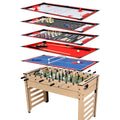 Win.Max 9-in-1 Multi Game Table Indoor MDF Material Air Hockey Foosball Snooker Family Fun Tabletop Entertainment