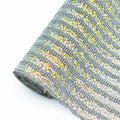 Handmade Glitter Sequins & Rhinestones Adhesive Mesh Roll Crystal Sheet for DIY Clothes & Formal Dress Decoration for Bags