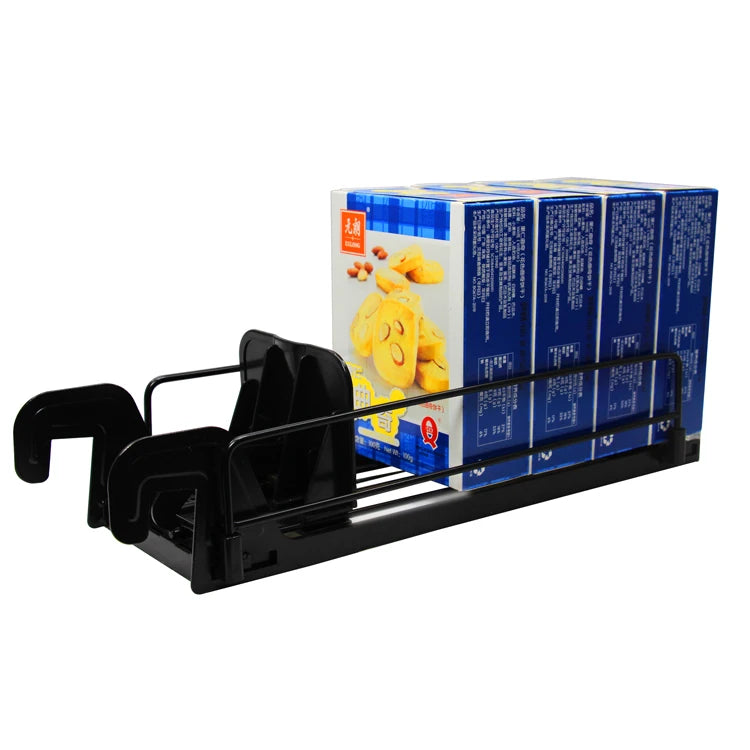 Auto-Feed Single-Sided Flex Shelf Heavy-Duty Supermarket Rack with Light-Duty Pusher Light-Duty Sliding Shelf System