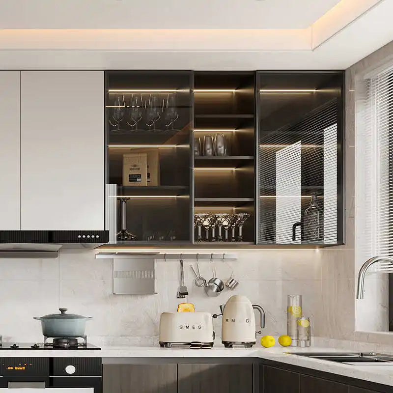 Hot Selling Commercial  Classic Kitchen Cabinet Partical Board Modular Kitchen Cabinet for Houses With Sink