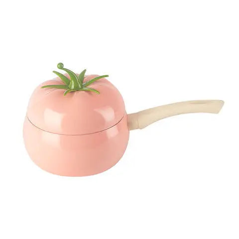 Creative Tomato Milk Pot Aluminum Non-stick Korean General Use for Cookware Sets Gas and Induction Cooker Cute Milk Pan Saucepan