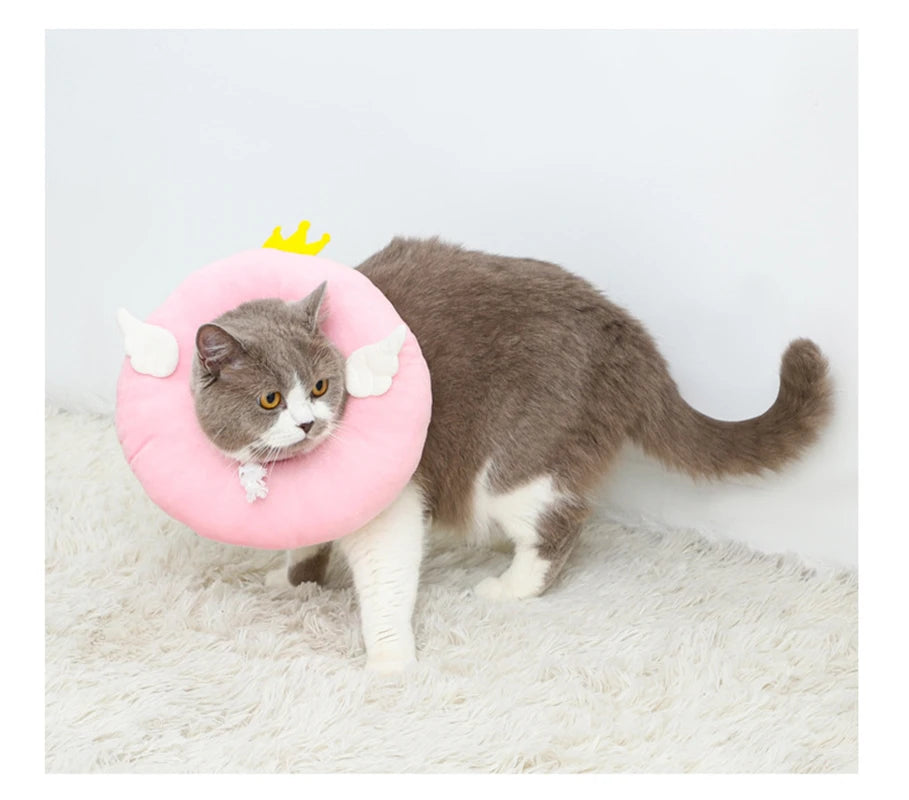 Cat Collar Pet Protective Collars for Dogs Cats Wound Healing Protection Elizabethan Collar Pet