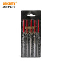 For JM-FL1-1 Professional Hand Tool Rasp Plastic Handle Diamond File Stainless Steel Jeweler Carving Craft DIY Tool Set