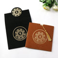 Personal Design Royal Wedding Invitation Card Custom Luxury Acrylic Card for Party  Velvet Envelope