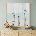 Modern Living Room Decor Animal Painting and Wall Art Hand Painted Oil Painting Bird on Canvas