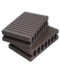 Fully Recyclable Modern Brushed High Strength Waterproof Wood Plastic Composite Hollow Decking Board Anti-cracking 5 Year