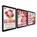 Litsign LS W1 High Brightness 10000 Lumens LED Sign with Acrylic Frame Dustproof Wall Mount for Indoor Advertising & Menu Board