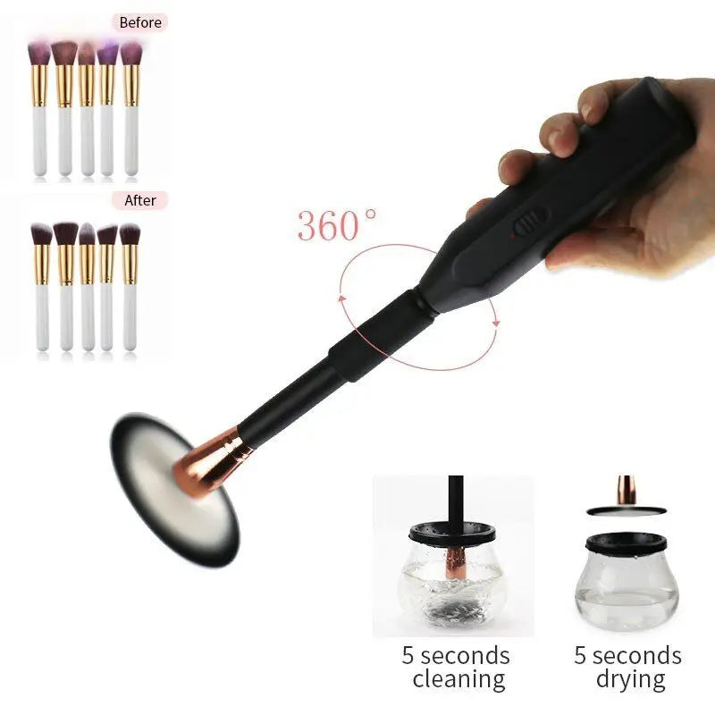 IFINE Automatic Makeup Brush Cleaner & Dryer Time Saver for Women Less Labor Gift for Beauty Enthusiast