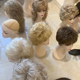 Cheap Short Natural Deep Wigs Body Wave Synthetic Japanese Fiber Premium Quality All Styles