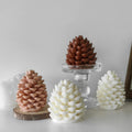 Christmas Pine Cone Shape Candle Silicone Molds DIY Soap Candle Making Silicone Moulds for Christmas Gift Home Decor