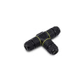 Gledopto Two Core IP68 Connector Waterproof T Shaped Rubber Material DC 12-24V 2-Year Warranty Smart Lighting Control Solutions