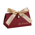 European Style Paper Material Cheap Wholesale Cone Shape Red Romantic Wedding Party Favors Chocolate Candy Boxes