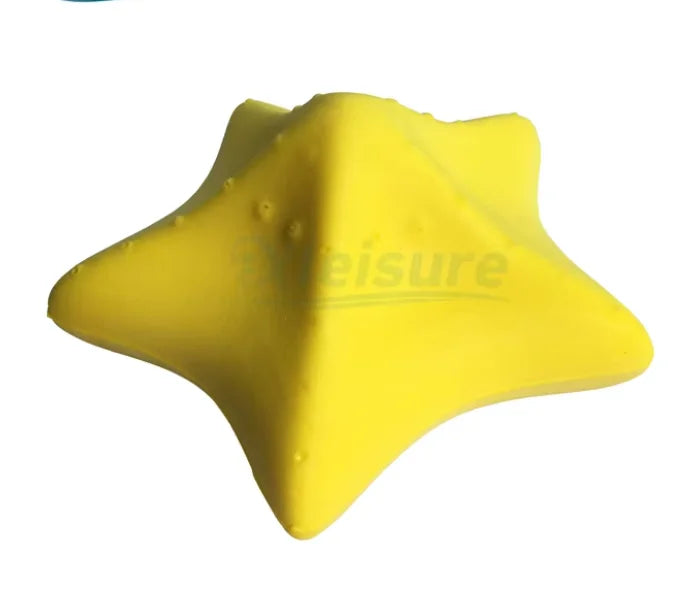 Free Sample Star Shape Spa Scum Balls Yellow Premium Oil Absorbing Sponge Hot Tub Accessories for Ice Bathtub