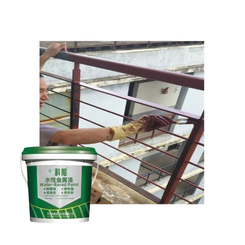 Kezu Industrial Eco-Friendly Water-Based Metallic Paint for Building Anti-Rust Coloring of Metal Surfaces