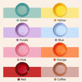 Eco-Friendly Colorful Ceramic Pet Bowl for Cats & Dogs cat Bowl Dog Feeder Bowl Flying Saucer Design Solid Pattern Dinner Plate